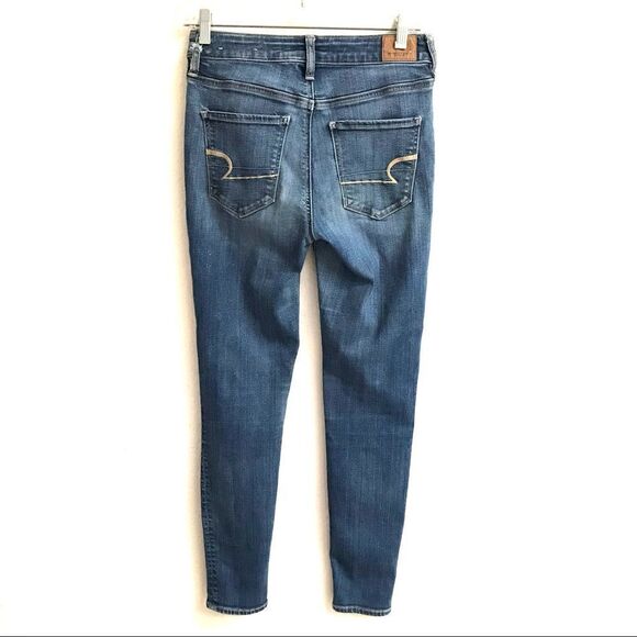 American Eagle Outfitters Super High Rise jegging denim jeans 4 - Picture 2 of 6